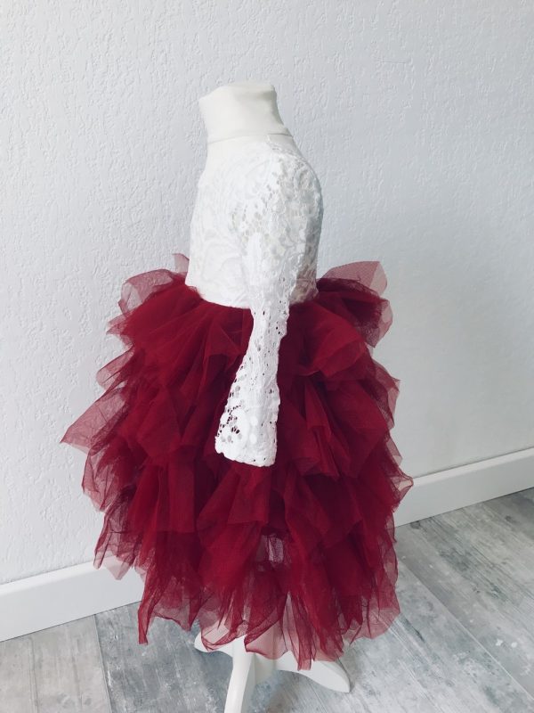 robe longue enfant sophia rouge6