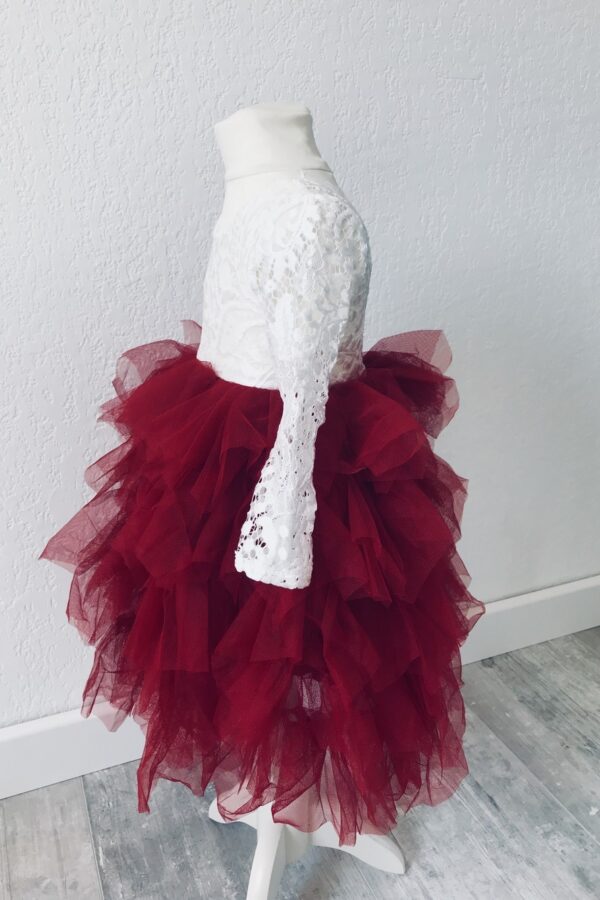robe longue enfant sophia rouge6