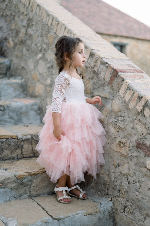 robe de cérémonie sophia rose pêche1