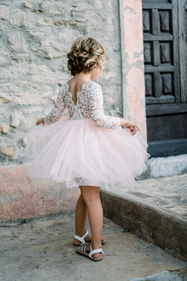 robe cérémonie zoé rose