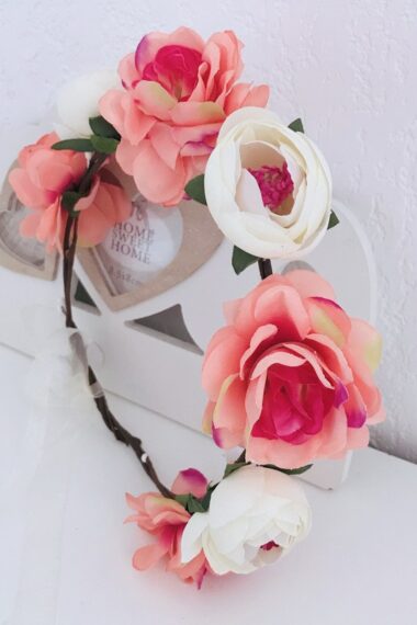 couronne de fleurs adaptable 1