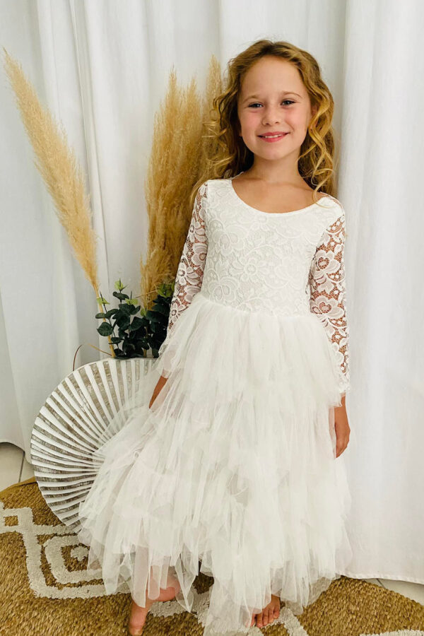 robe de cérémonie fille Juliette blanche