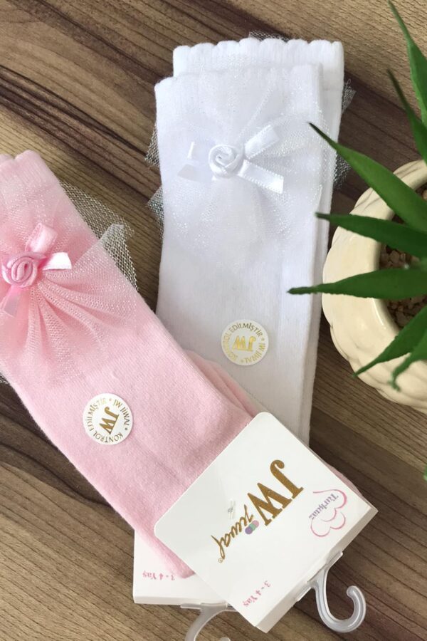 chaussettes hautes froufrou