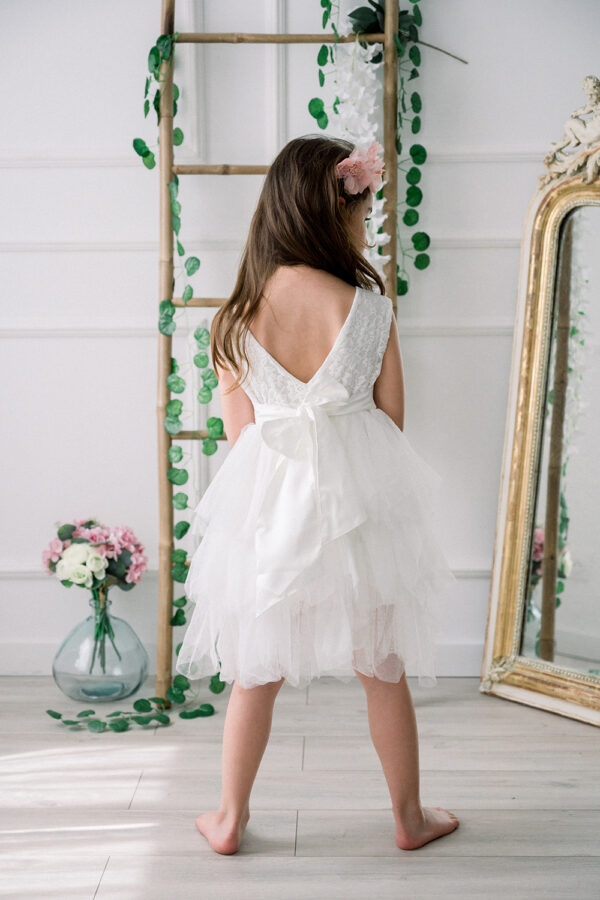 robe cérémonie Evidence blanche