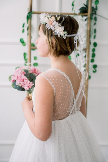 robe en plumetis modèle Joy