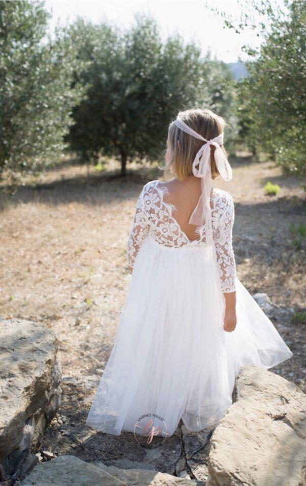 robe de communion mariage Cléo blanche