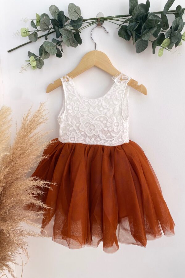 robe de cérémonie zoé terracotta