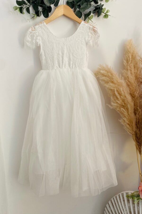 robe de cérémonie margaux blanche