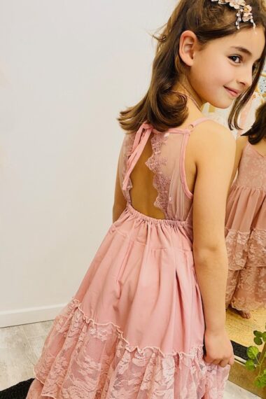tenue cérémonie fille mariage bohème