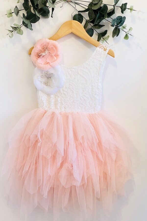 robe en tulle rose Nina