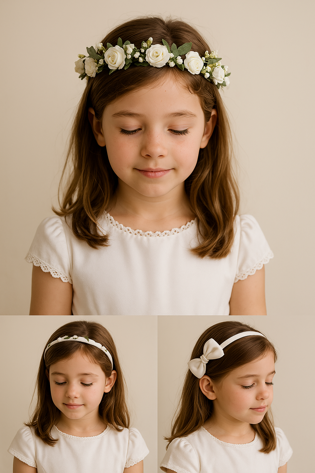 accessoires cheveux communion