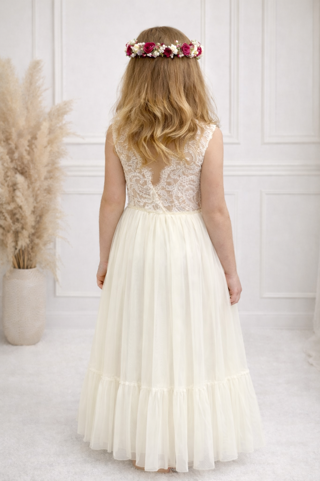 Robe de cérémonie Romane Ivoire - 6 mois à 13 ans – Image 3
