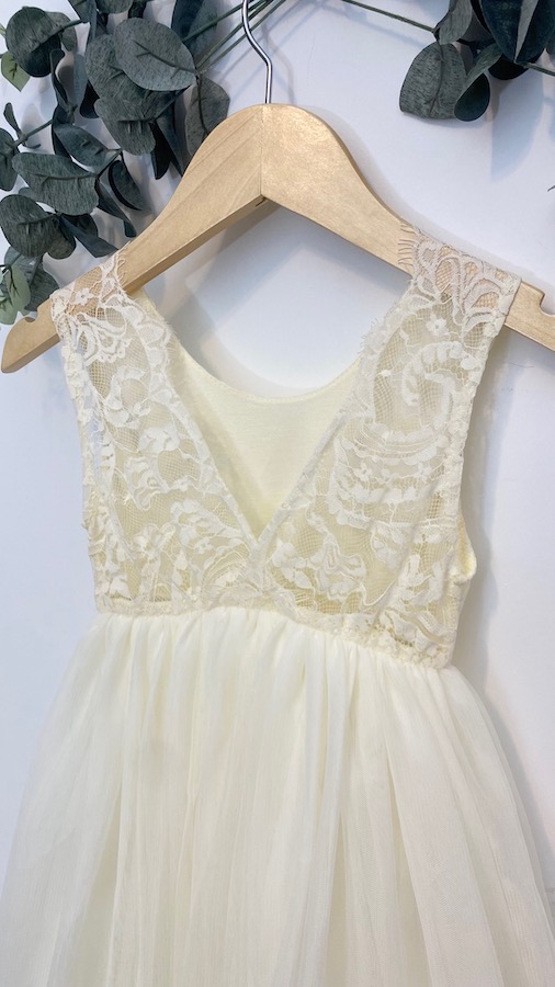 Robe de cérémonie Romane Ivoire - 6 mois à 13 ans – Image 4