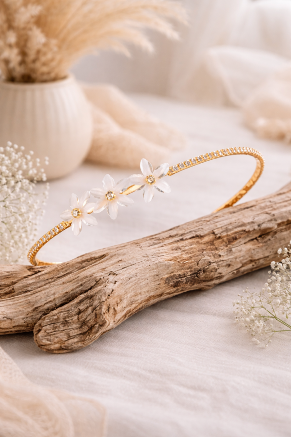 accessoires cheveux enfant doré spéciale communion