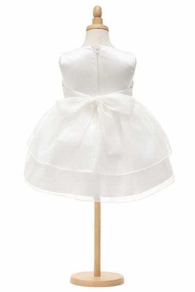 robe de baptême blanc cassé