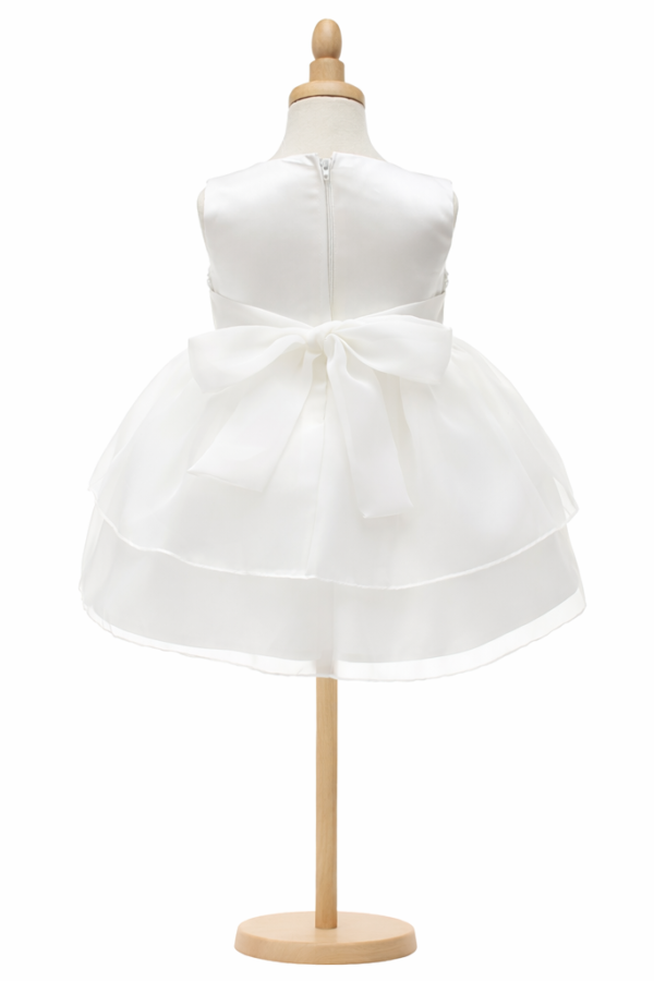 robe de baptême blanc cassé