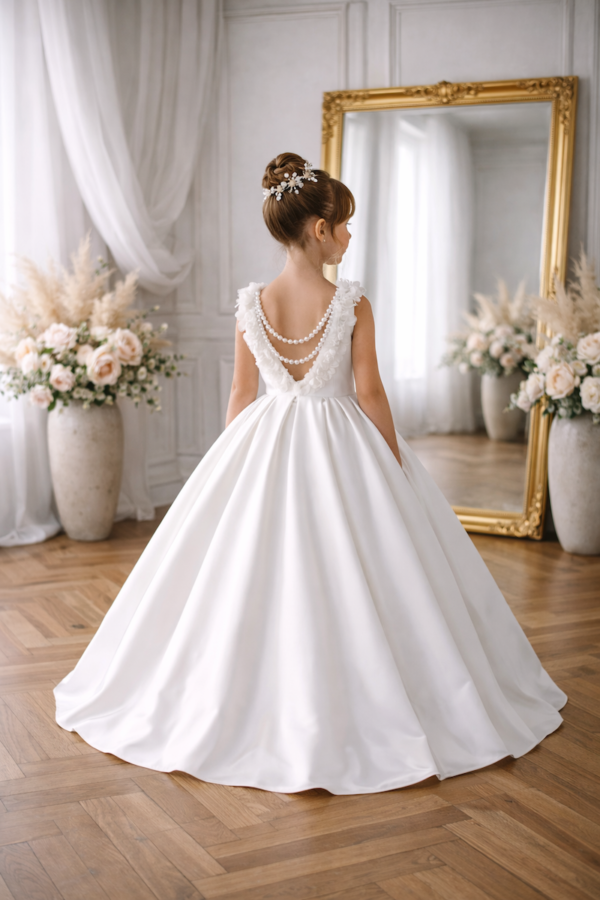 robe Angèle fille avec traîne longue