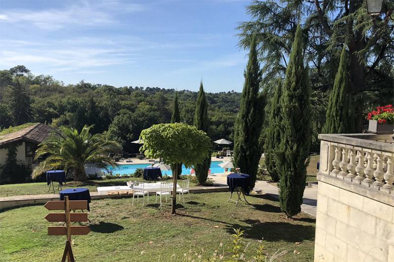extérieur mariage domaine la Fauconnie
