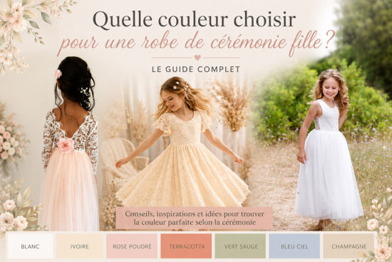 couleurs robe de cérémonie fille