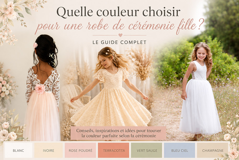 couleurs robe de cérémonie fille