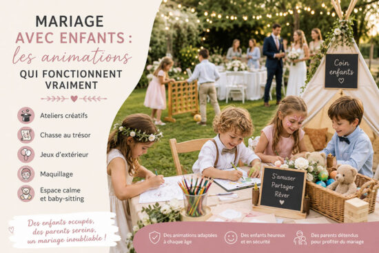 mariage - animation enfant
