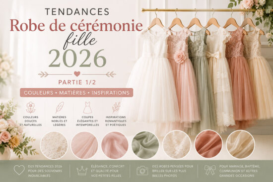 robe de cérémonie fille tendance 2026