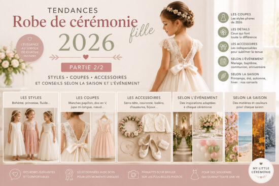 robe cérémonie fille 2026 - styles et coupes