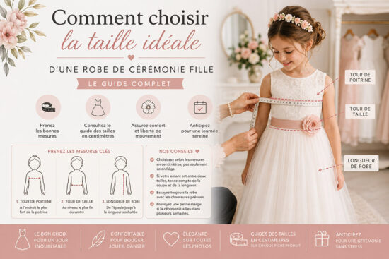 taille robe de cérémonie fille