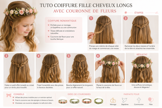 tuto coiffure cheveux long