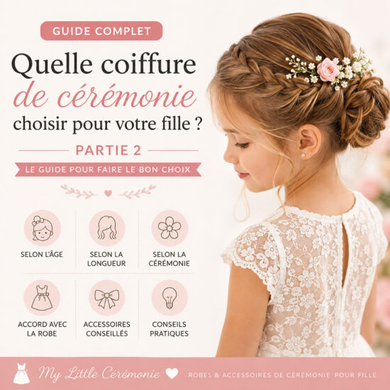 choix de coiffure cérémonie fille