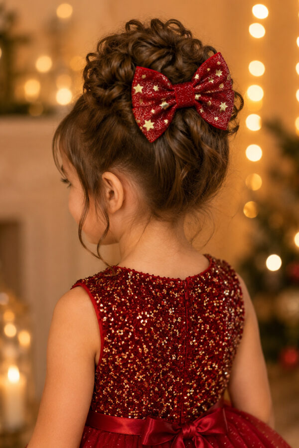 nœuds cheveux fille Eléonore