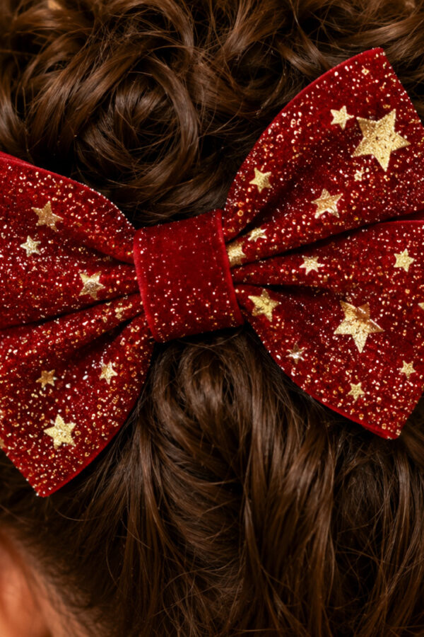 nœuds cheveux fille Eléonore zoom