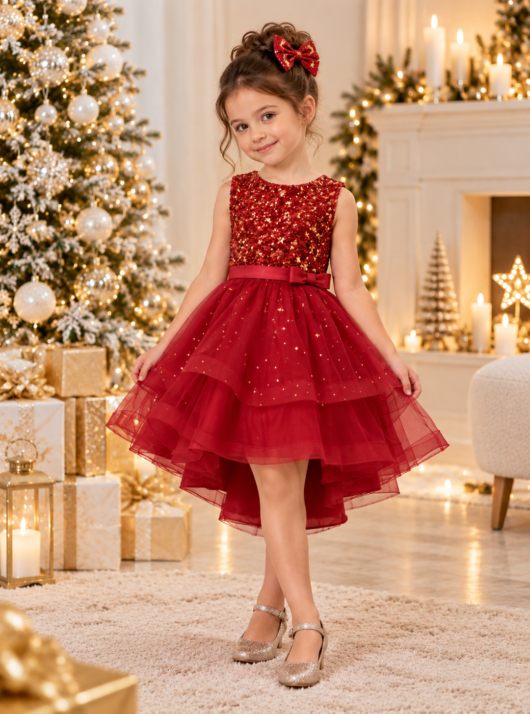 robe de fête fille Noël Eléonore