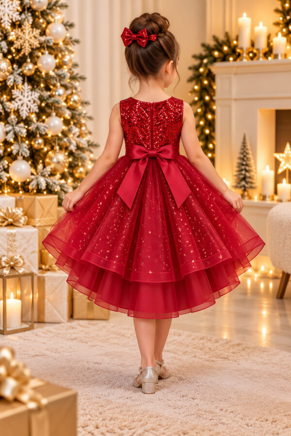 robe de Noël Eléonore vue de dos