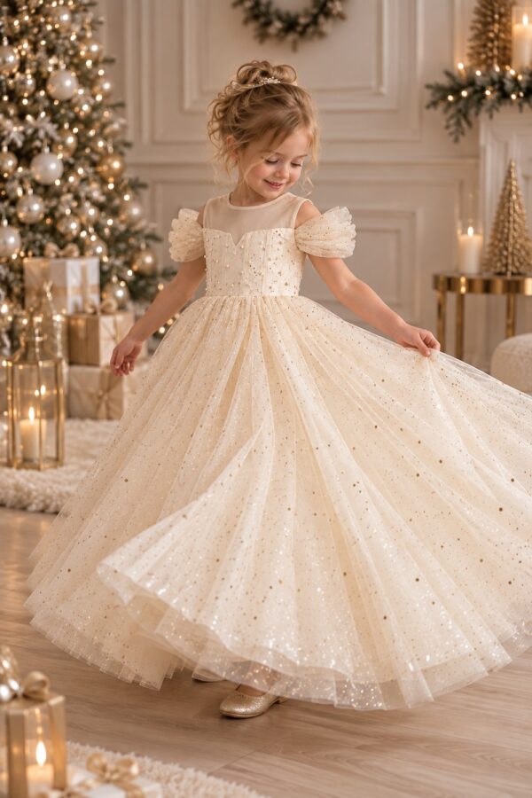 robe longue enfant Noël