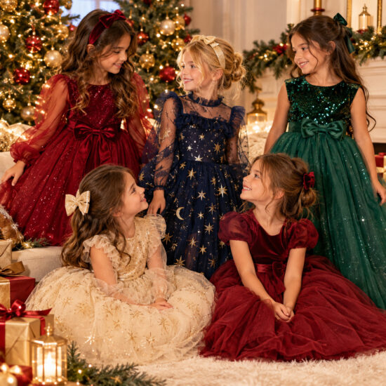 couleur robe noël fille