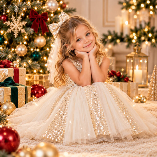 Robe de Noël fille 4 ans