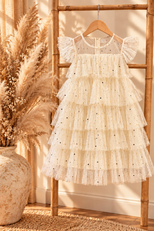 robe de noël enfant naya champagne